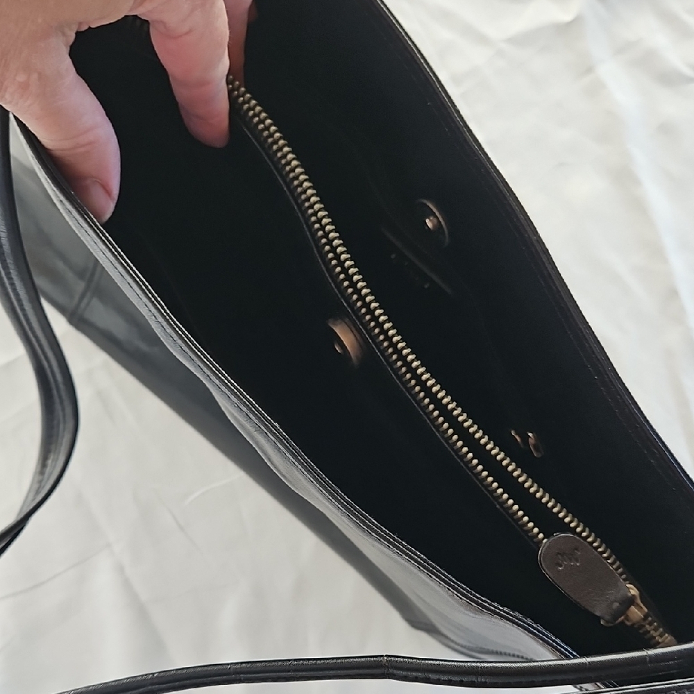 Monsac Original Black Leather Purse - Picture 8 of 8